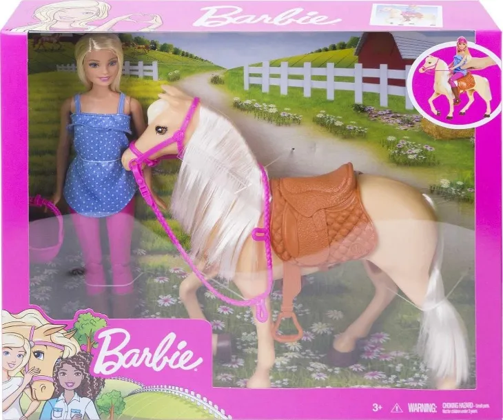 Barbie Doll & Horse
